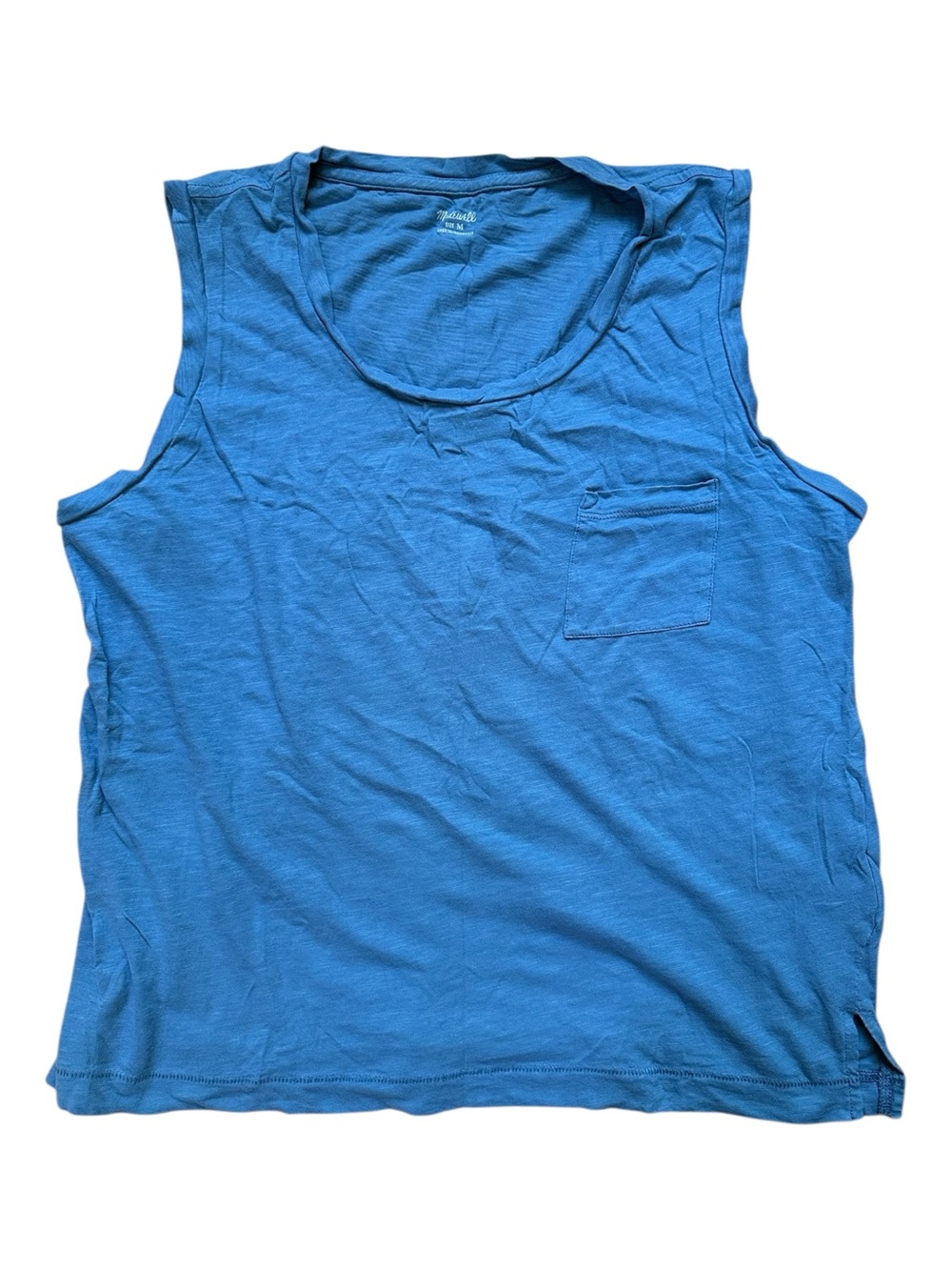 Madewell Women’s Blue Pocket Tank